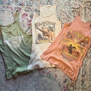 🧚 🐚 Spell And The Gypsy Singlets, Set of 3 -Green, Cream, Coral 🪸 🧚